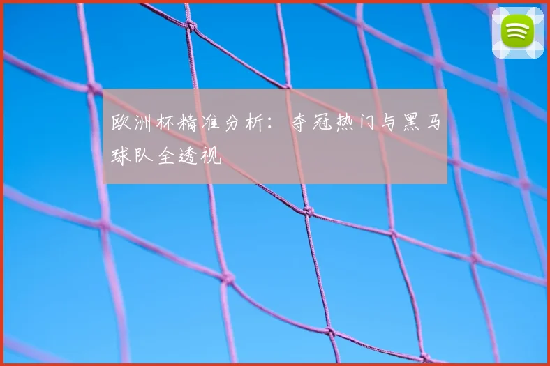 欧洲杯精准分析:夺冠热门与黑马球队全透视